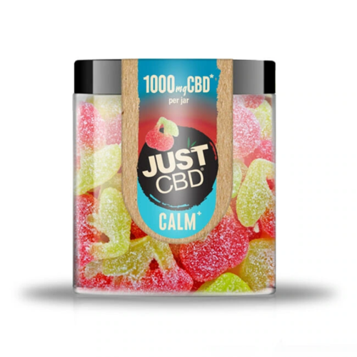 Just CBD Calm+ 1000 MG Sour Cherry Gummies