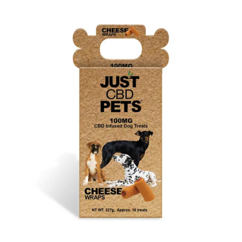 Just CBD 100 MG Cheese Wraps Dog Treats